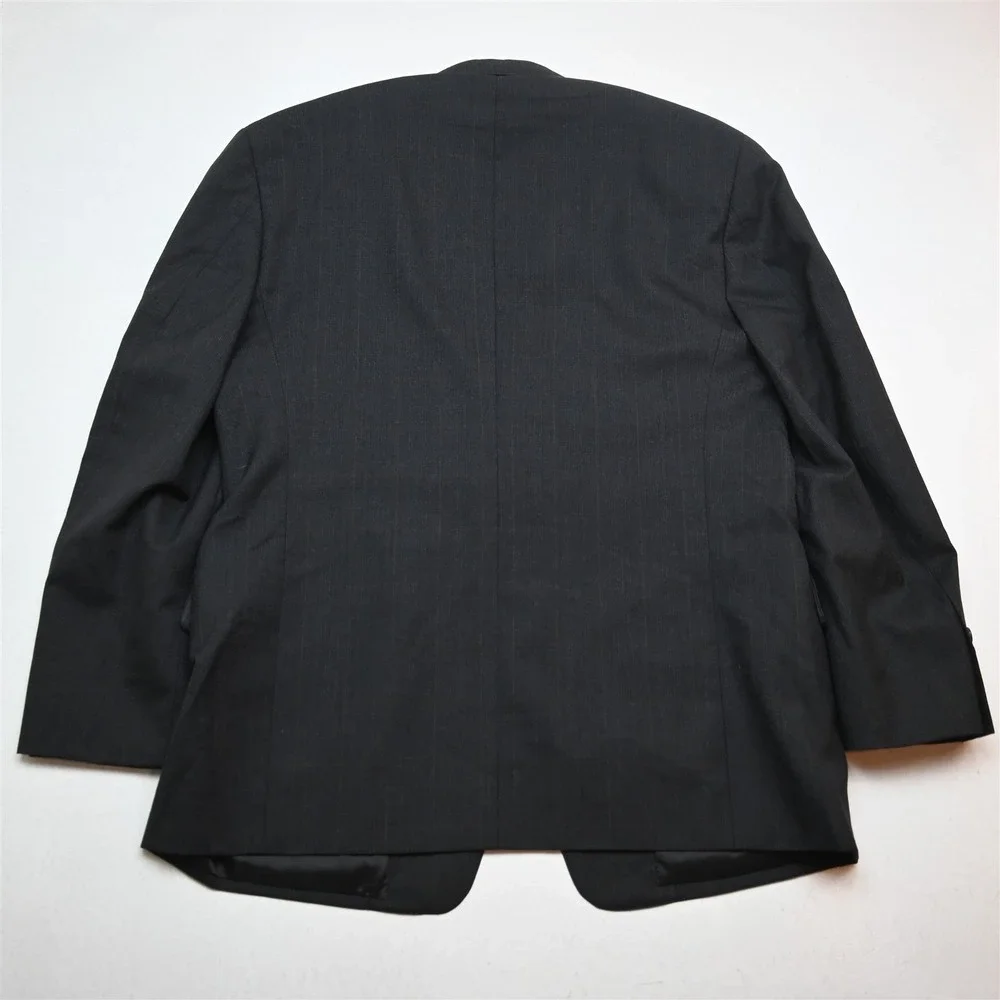Gerald Austin 43R 36x32 Gray‎ Glenn Check 100% Wool Mens Jacket Pants Suit